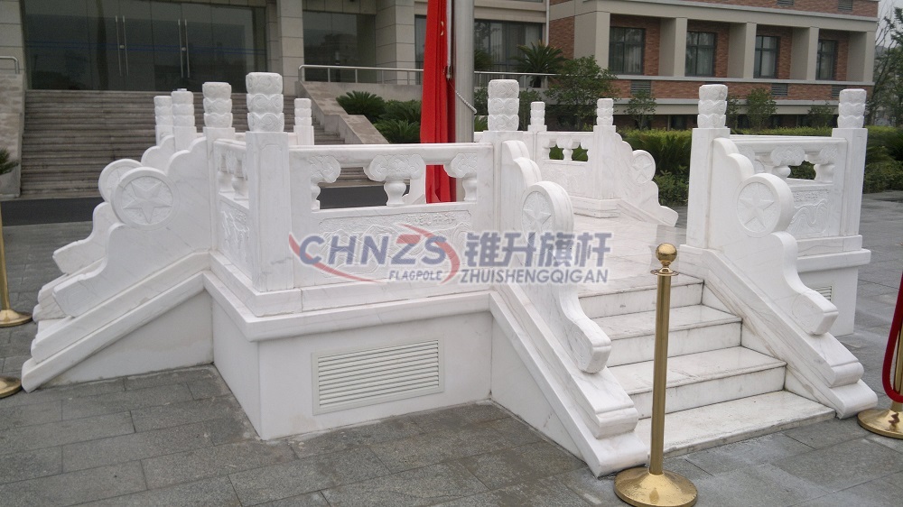 部队旗杆及旗台制作