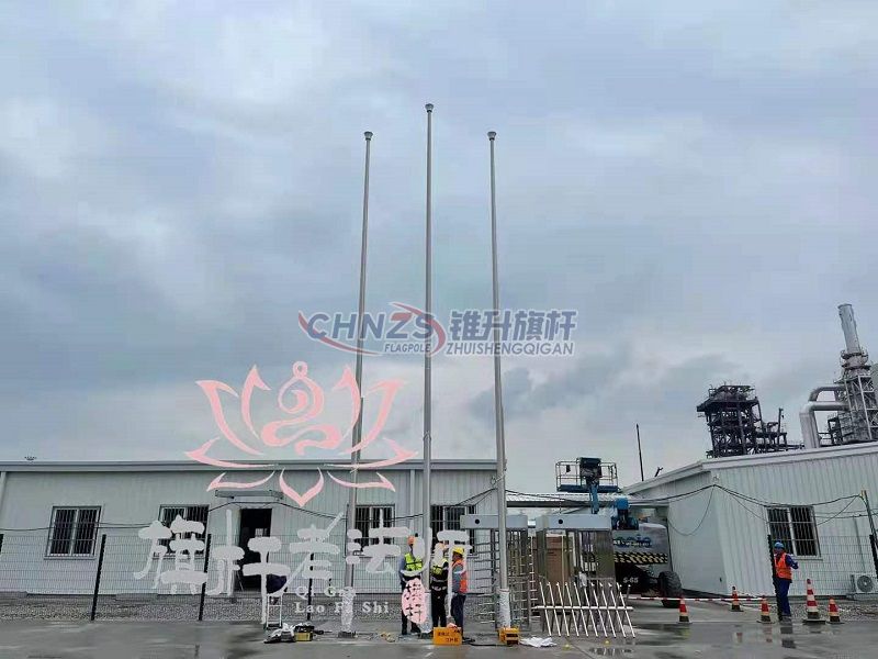 不锈钢旗杆安装